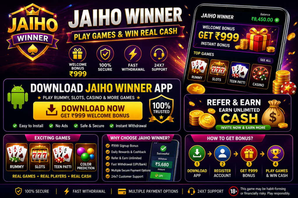 jaiho winner game